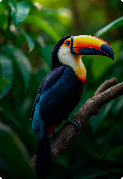 Bright feathers. Bright thoughts. When Andy crossed paths with this colorful character, he didn’t just hear squawks. He heard wisdom. 